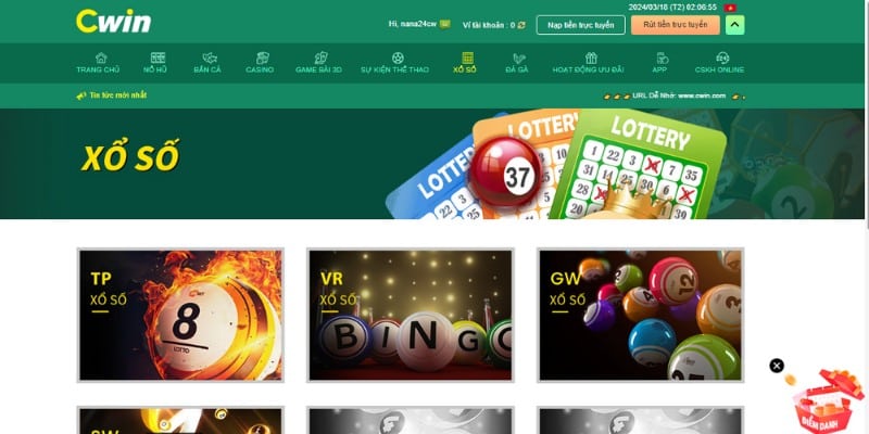Nhà cái Xổ Số Cwin có gì đặc biệt?
